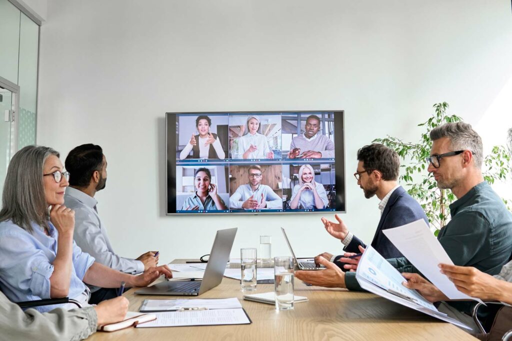 Brillengläser für Computer und Meeting